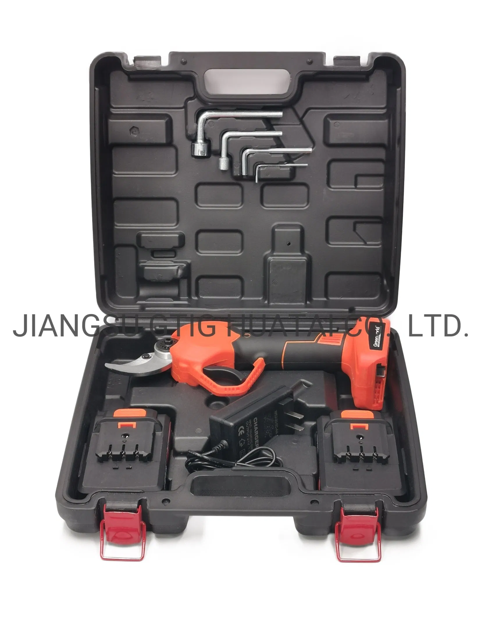 Электрический секатор Greenworld 30мм, встроенный аккумулятор