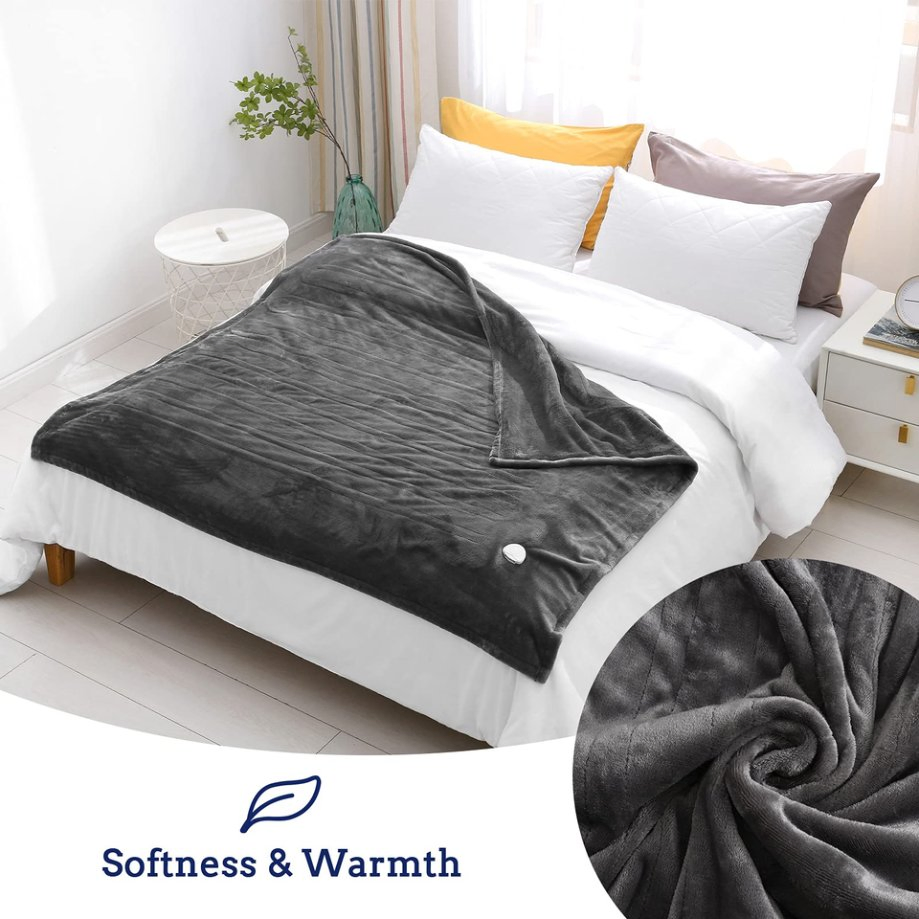 Electric Throw Blanket for Home Office Use