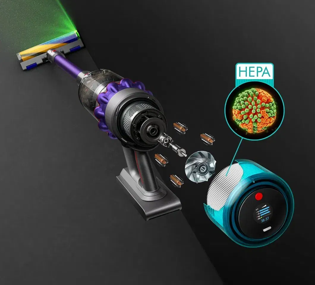 Advanced V15s Submarine Vacuum Cleaner with Wireless Power