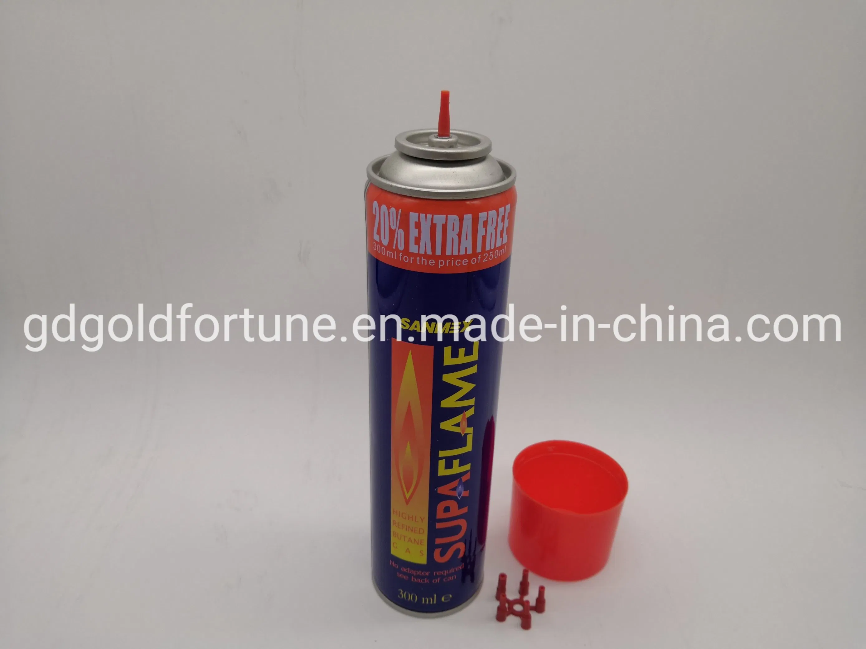 Hot Sale 300ml Butane Gas Products Refill for Lighter Usage