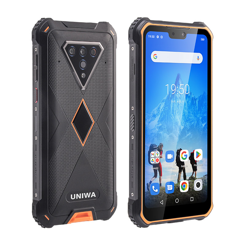 Uniwa F910: защищённый смартфон с мощной батареей 10000 мАч
