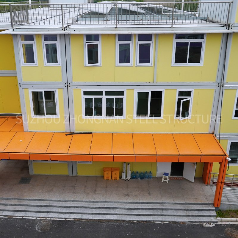 Suzhou Zhongnan Steel Structure 3 Storey Prefab Hospital Building Manufacturer