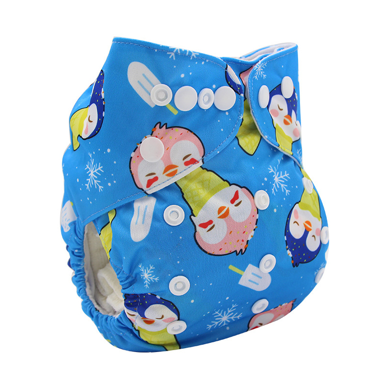 New Patterns of Washable Breathable Diaper Pants for Babies Aged 0-3 Years Old with Leak-Proof Cloth Pockets