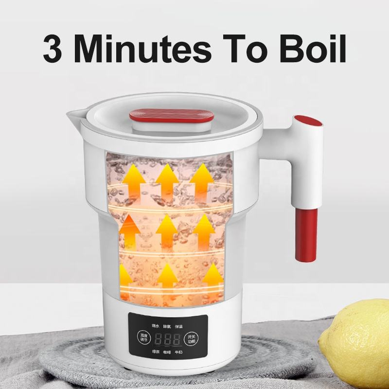 Ranbem Folding Travel Folded Water Fold The Silicone Foldable Kettle