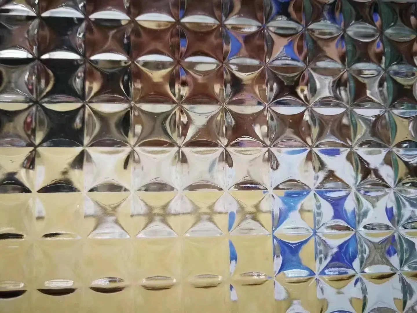 Bronze Patterned Glass with ISO9001/ISO14001/Ohs18001 Certification