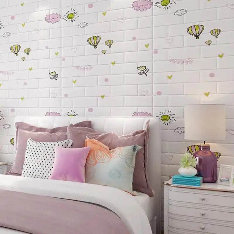 Wallpaper, 3D Wallpaper, PVC Wallpaper, Children's Wallpaper, Self-Adhesive Wallpaper