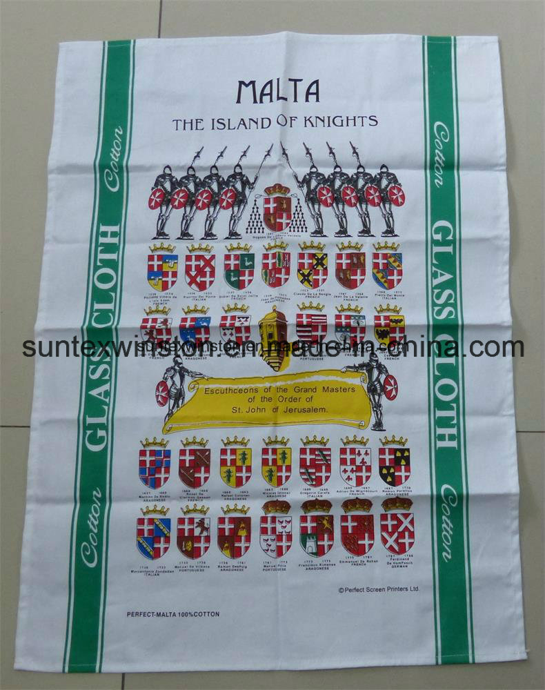 Cotton Printed Woven Tea Towel Supplier