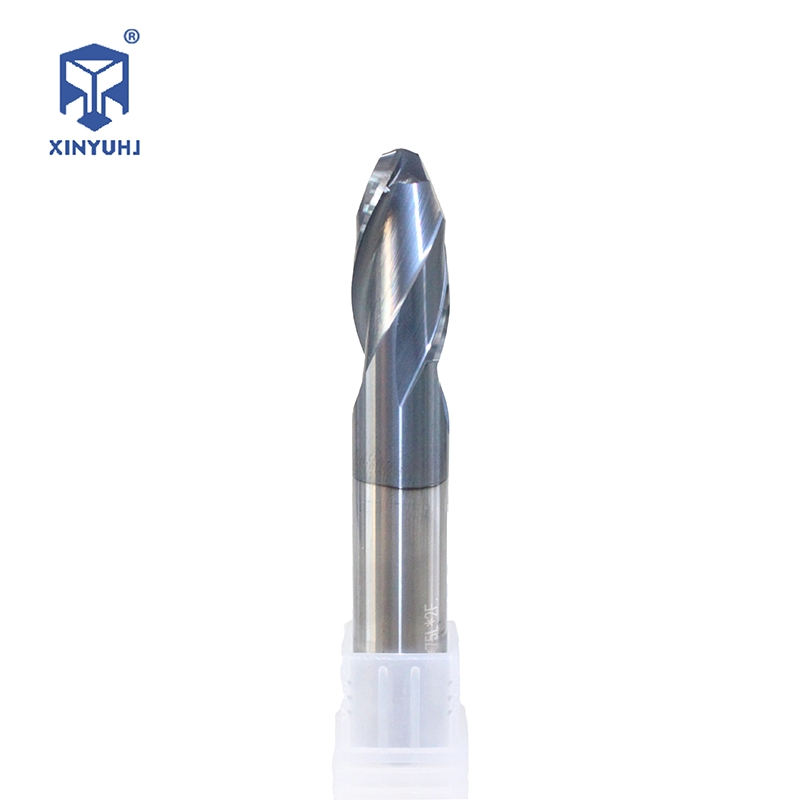 Carbide 2-Flute Altin Coated Ball Nose Carbide End Mill