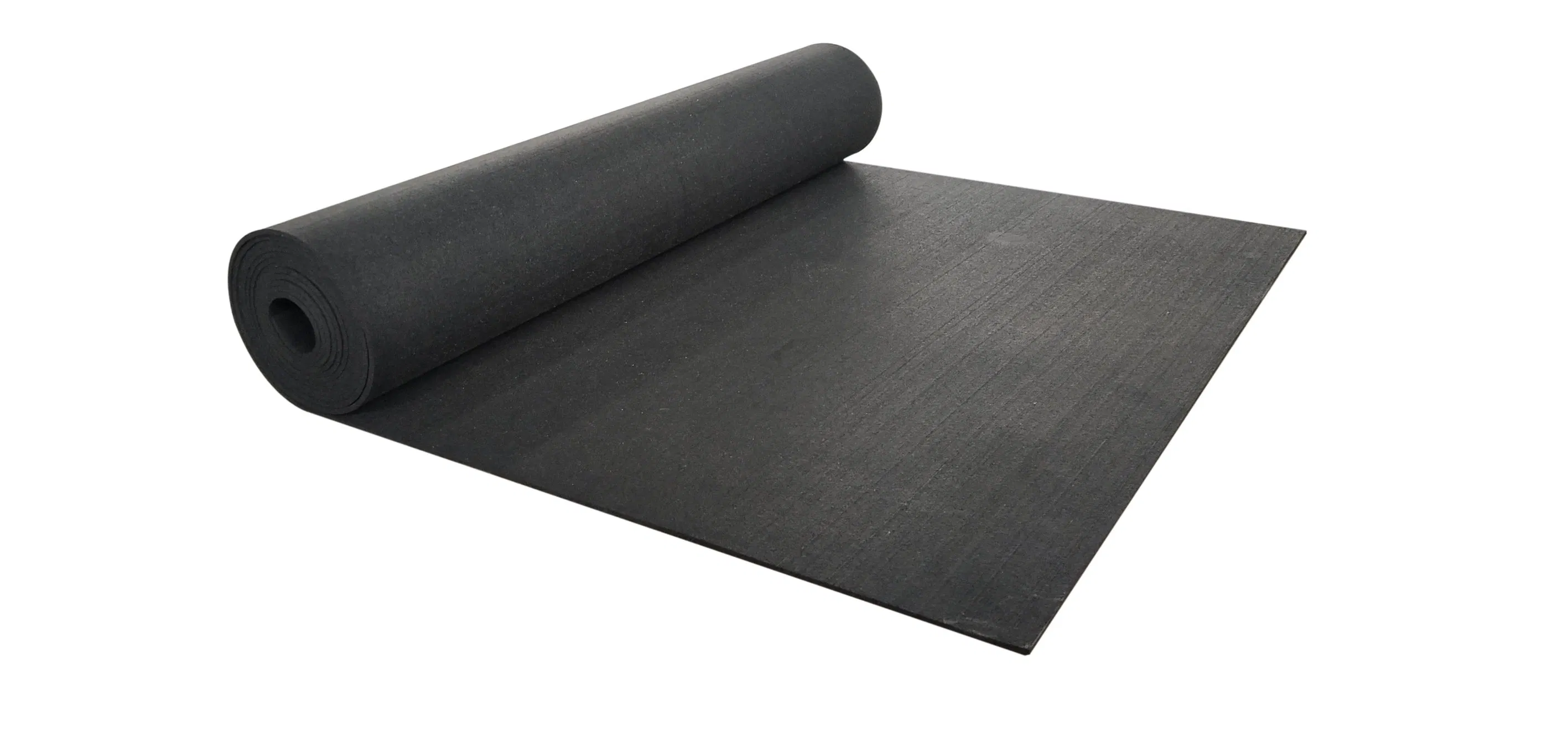 Factory Supply Noise-Blocking Rubber Carpet Sound Insulation Mat Black SBR Soundproof Underlay Rubber Roll Acoustic Floor
