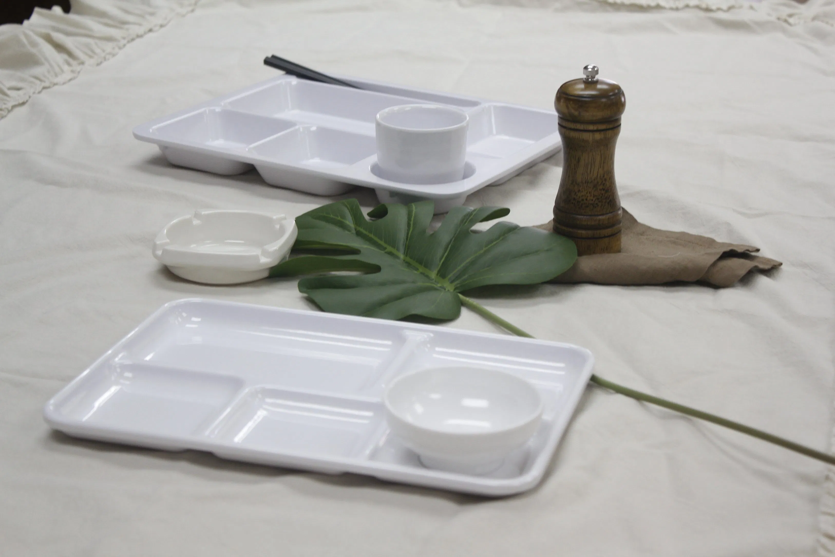 Logo Custom Square Ashtray Restaurant Bar Melamine Ashtray