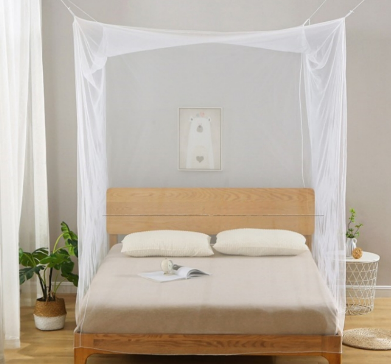 Mosquito Net for Bed Large White Bed Canopy for Girls Hanging Bed Net Ideal for Bedroom Decorative Travel with Storage Bag Camping Mosquito Net