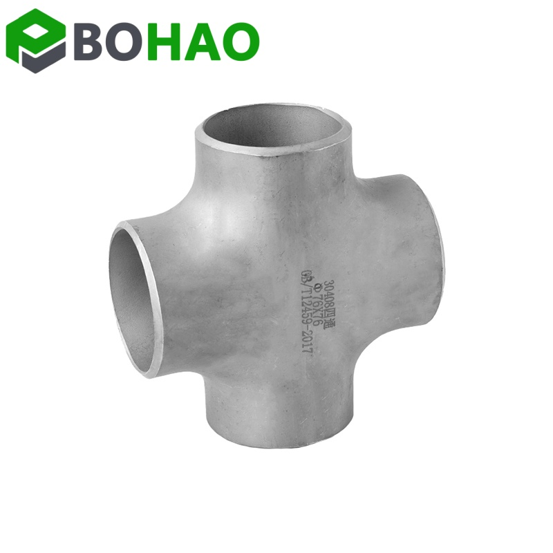 Factory Wholesale Stainless Steel Pipe Fittings Ss 304 DN150 Welded Cross