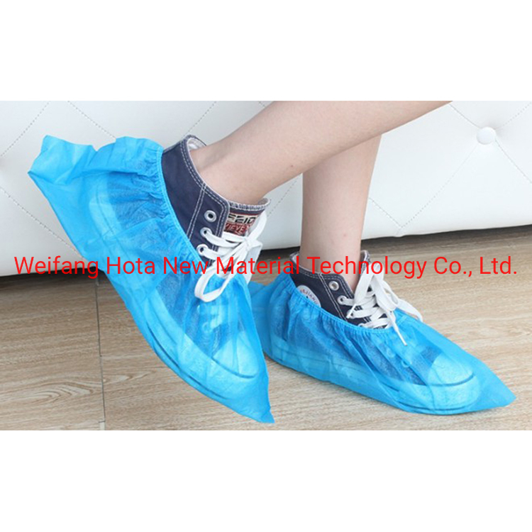 Disposable Cover Anti Slip Polypropylene PE Boot Non-Woven Shoe Cover