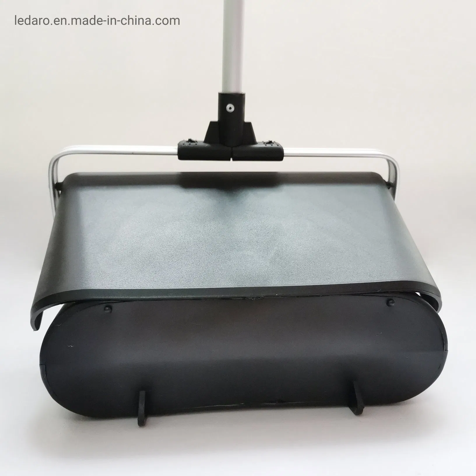 Aluminum Handle Commercial Lobby Dustpan Broom Set with Upright Handle for Home Kitchen Room Office Lobby Floor Use, Make Your Daily Cleaning Job Easier