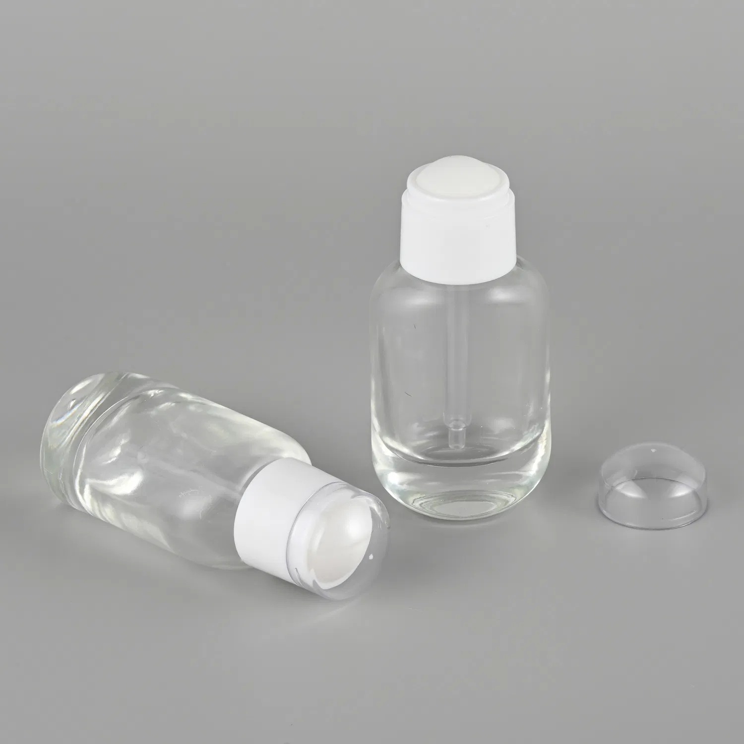 Transparent Bright Round Glass Dropper Bottle for Essential Oil 30ml 15ml Glass Oil Dropper Bottles