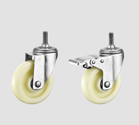 All Size Customized Industrial Caster PP/PA Material Brake Castors Universal Castor