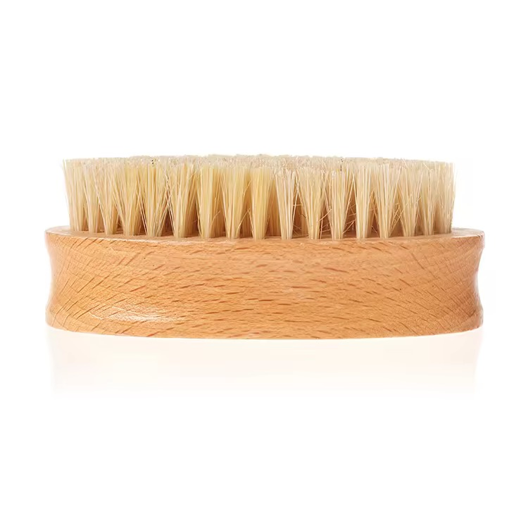 Custom Wholesale Wooden Natural Sisal Nail Dust Cleaning Brush