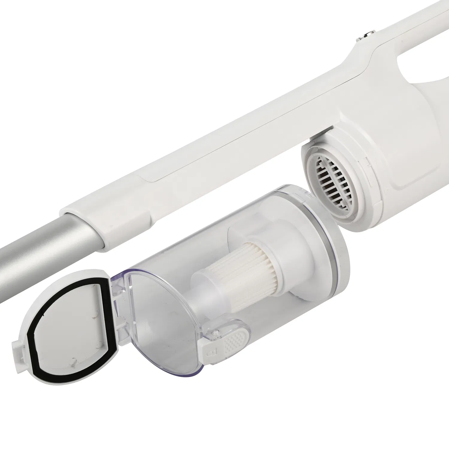 Trendy White Hand-Held Vacuum Cleaner, Weighs Only 1.1kg