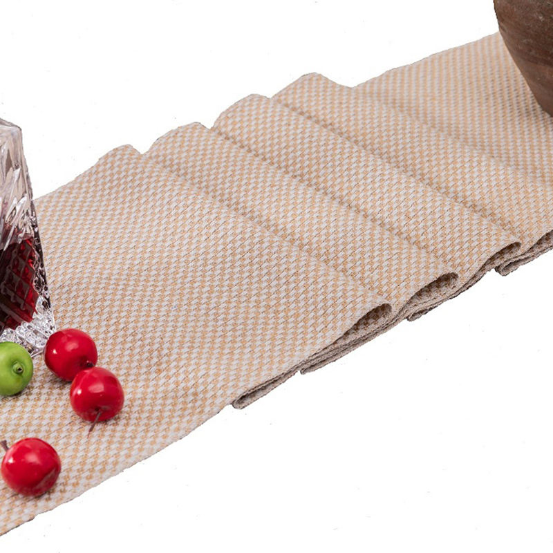 Wholesale Natural Jute Tablerunners Durable Burlap Table Runners for Party