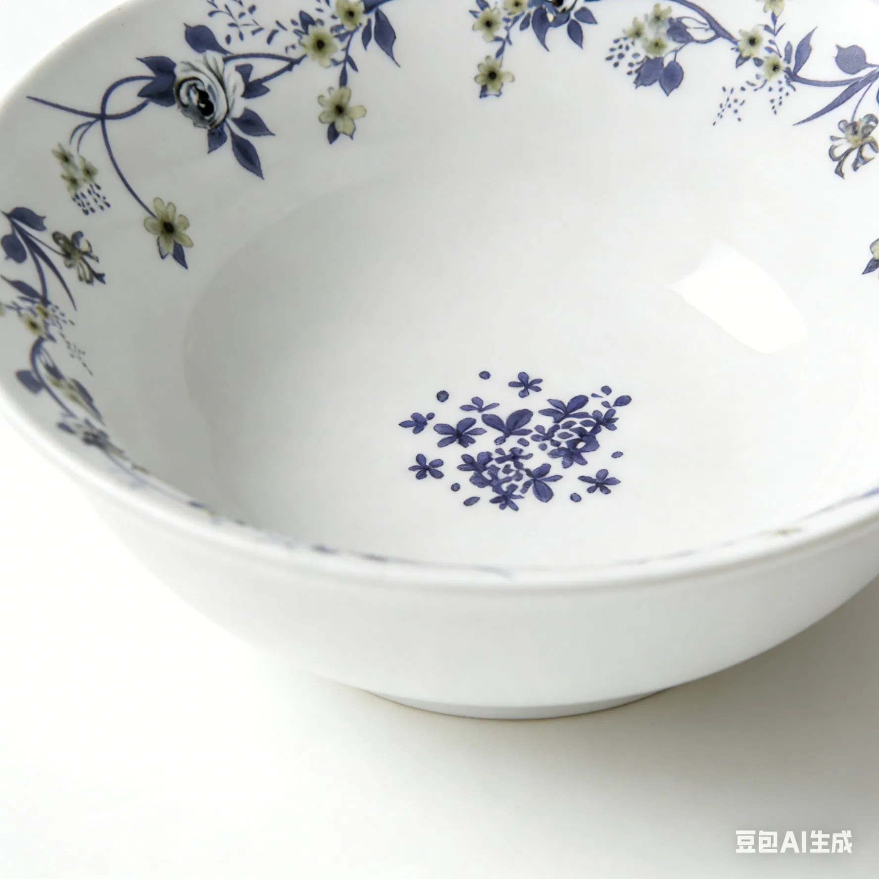 Столовый сервиз Blue Floral Fine China, 11-20 предметов