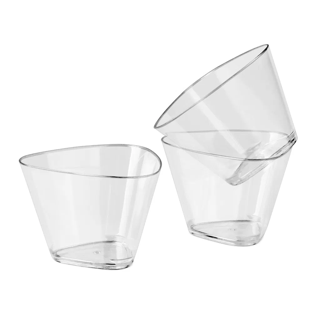 Прозрачные стаканчики для десертов и тортов