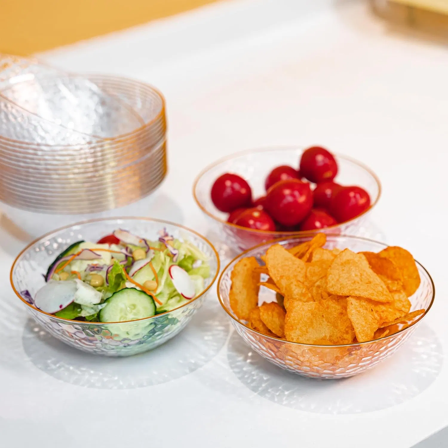 Premium 12 Ounce Clear Plastic Bowls for Event Hosting