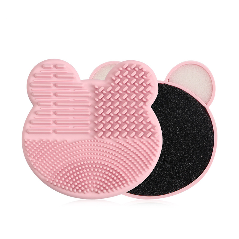Makeup Tools Cosmetic Brush Cleaning Pad Makeup Brush Cleaner Silicone Sponge Pad