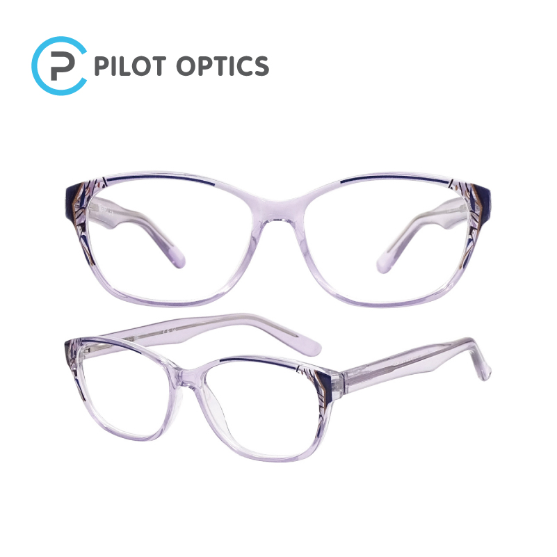 Pilot Optics Wholesale Trendy Rectangle Glasses Anti Blue Light Eyeglasses Optical Frames