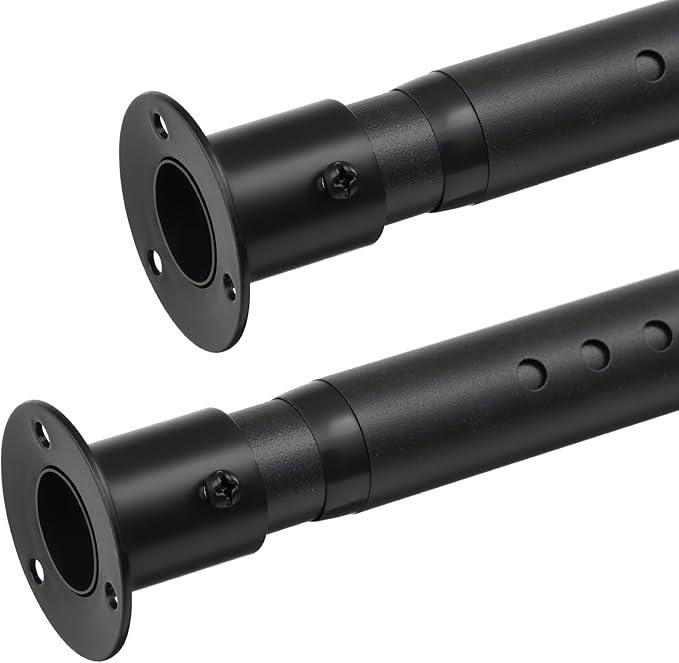 Factory Wholesale Metal Single Closet Rods for Hanging Clothes Modern Closet Valet Rod