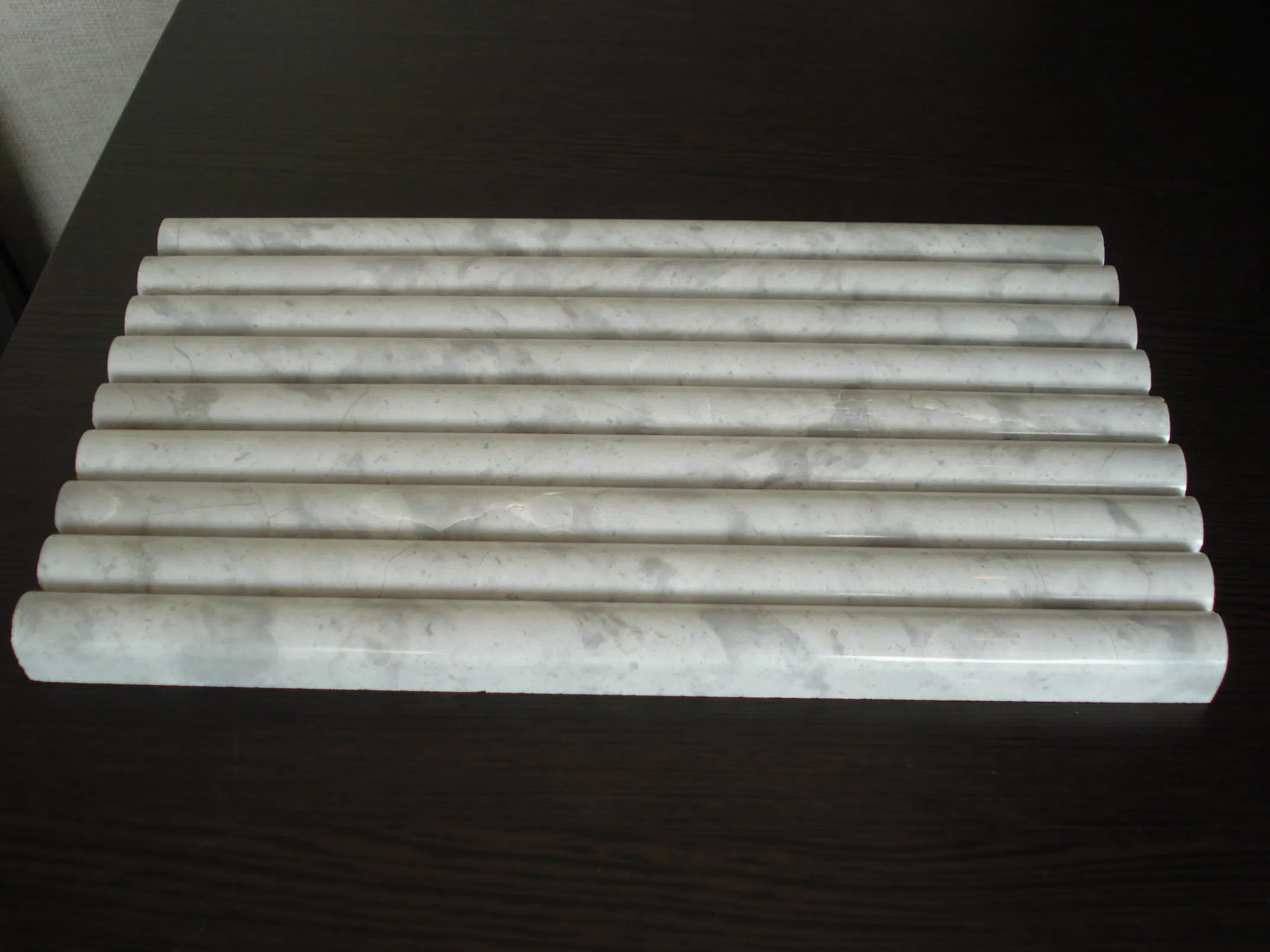 Luxury Abba White Marble Skirting Decorative Corner Moulding