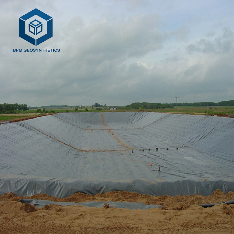 0.5mm/1.0mm/1.5mm/2.0mm/3.0mm Black Plastic Pond Waterproof Polypropylene HDPE Geomembrane Membrane EPDM Pond Liner Price for Agricultural/ Fish Farm/Landfill