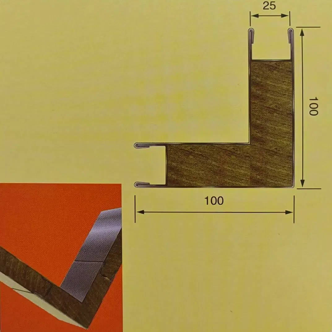 Reused Rock Wool Coreboard for The Interior Partition Ceiling in Building Applications