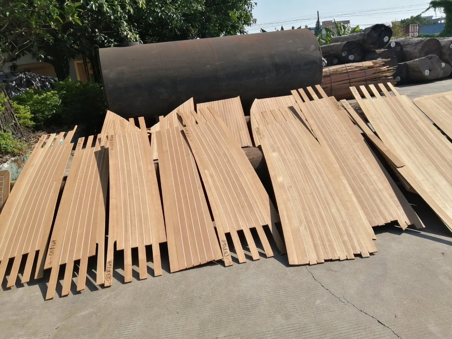 Teak Deck Strip Teak Splicing Plate