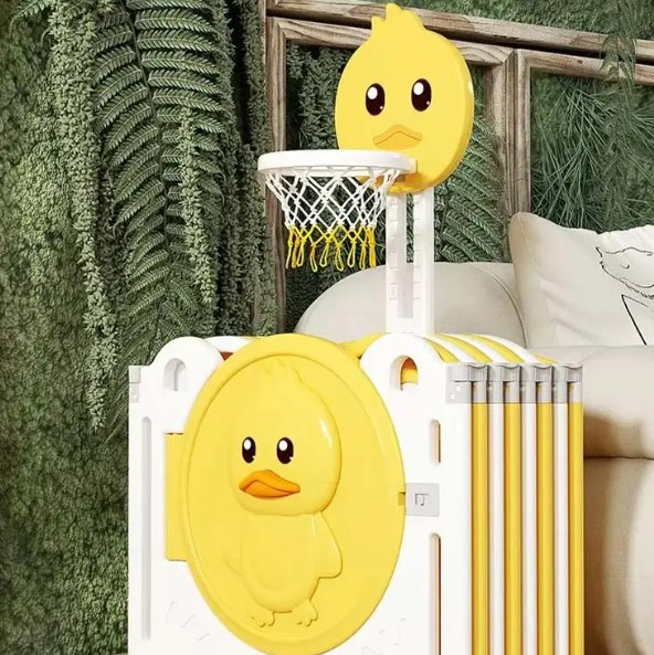 Safe Indoor Home Playpen for Babies Baby-Safe Plastic Fence Guard for Living Room Crawling Mat Indoor Play Space