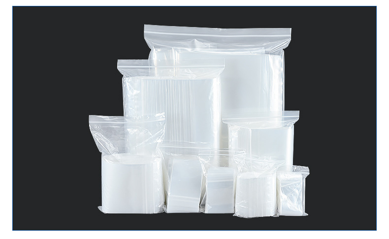 Clear Durable Plastic Resealable Zipper Baggies for Jewelry, Beads, Pill, Snack, Storage, Shipping & Packaging