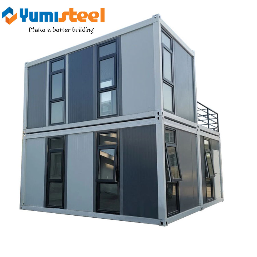 20FT Beautiful Steel Prefabricated Tiny Shipping Factory Buildings for Office