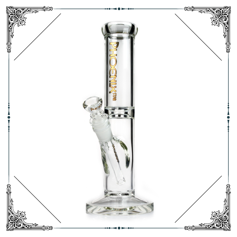 10 Inches Clear Straight Tube Water Pipe Glass Smoking Water Pipes Wholesale