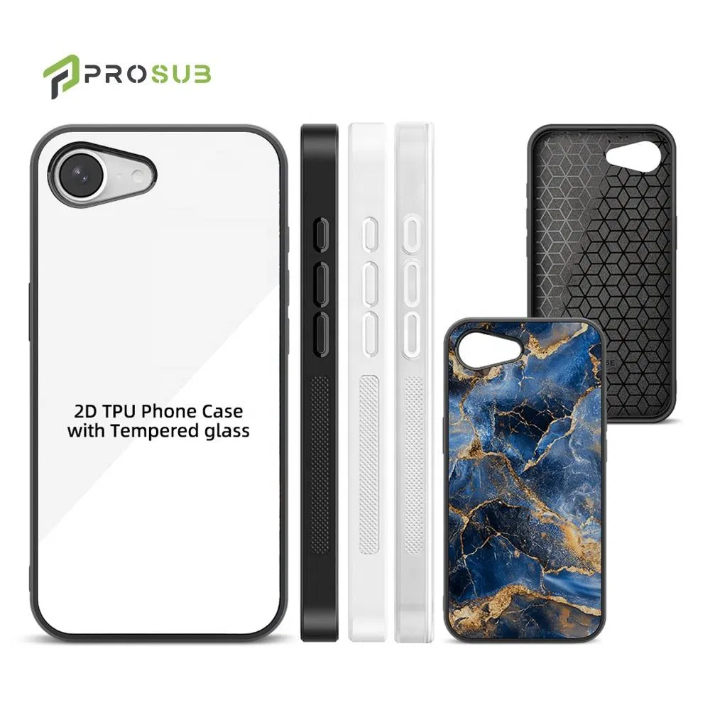 Чехол Prosub для iPhone 16 с сублимацией и стеклом TPU
