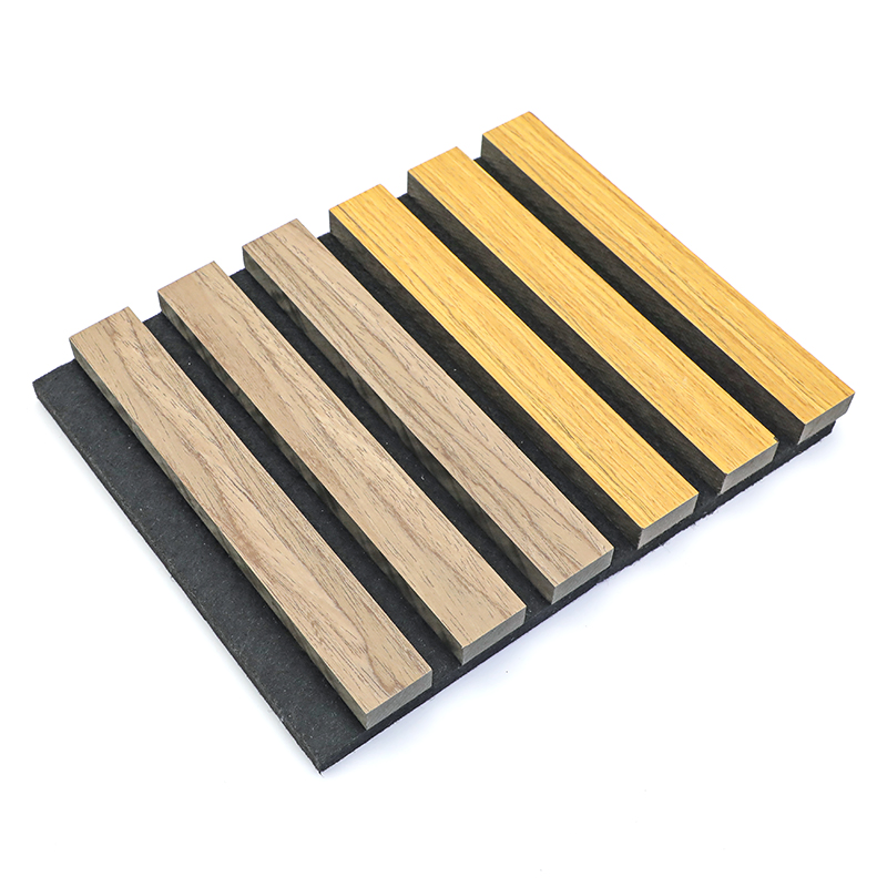 Modern Pet Felt Backed Acoustic Wood Wall Panel