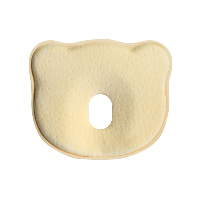 Newborn Available Organic Memory Foam Bear Shaped Baby Pillow