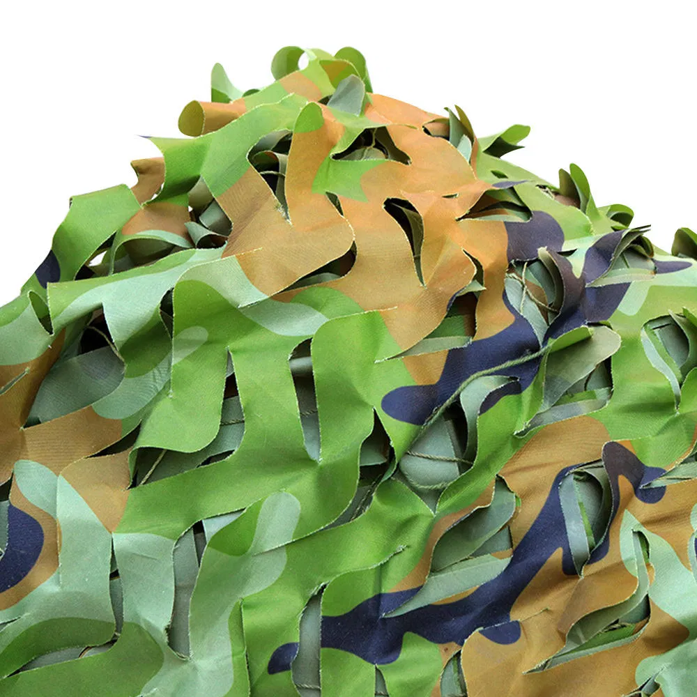 Customizable Ripstop Sunshade Polyester Woodland Camouflage Net for Covering Camping Equipment