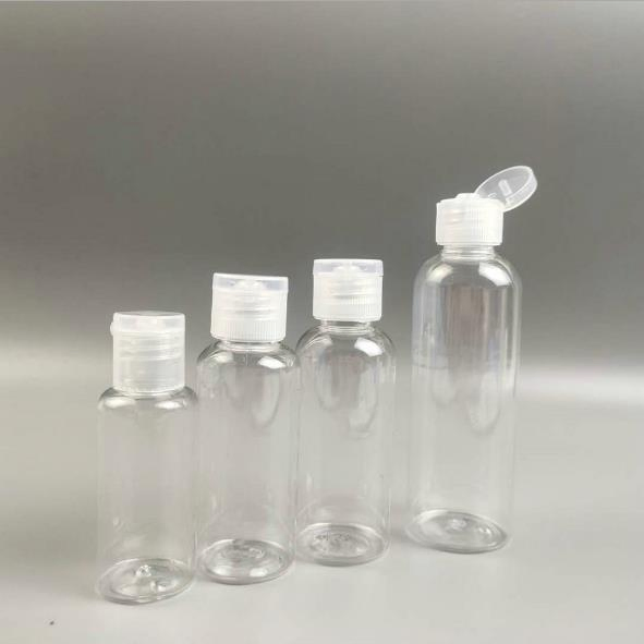 Wholesale Ready Stock Cheap 30ml 50ml 60ml 100ml Empty Hand Sanitizer Bottle Plastic Bottle with Flip Cap