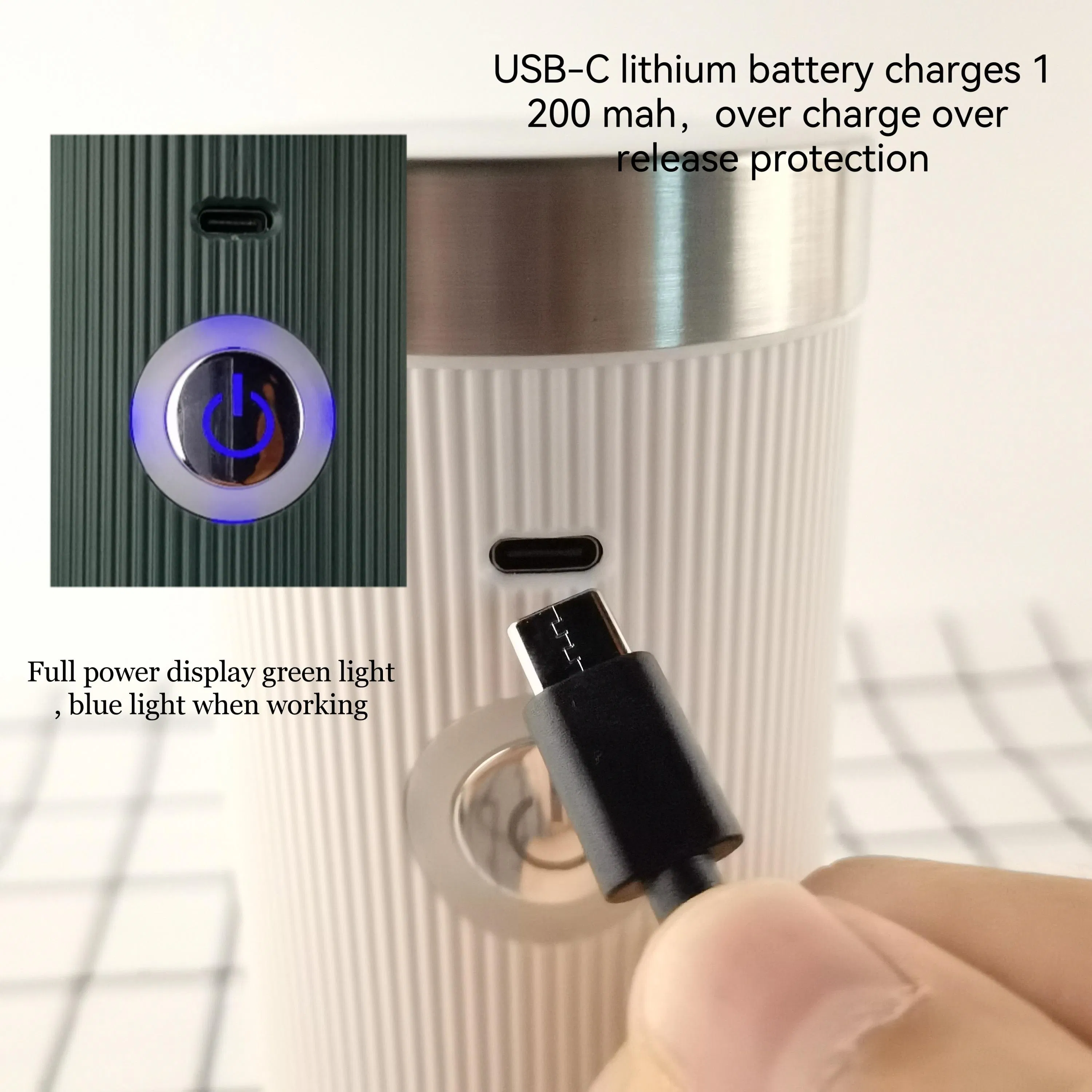 New Arrival Automatic Coffee Mill Mini USB Rechargeable Electric Coffee Bean Grinder Ceramic Core