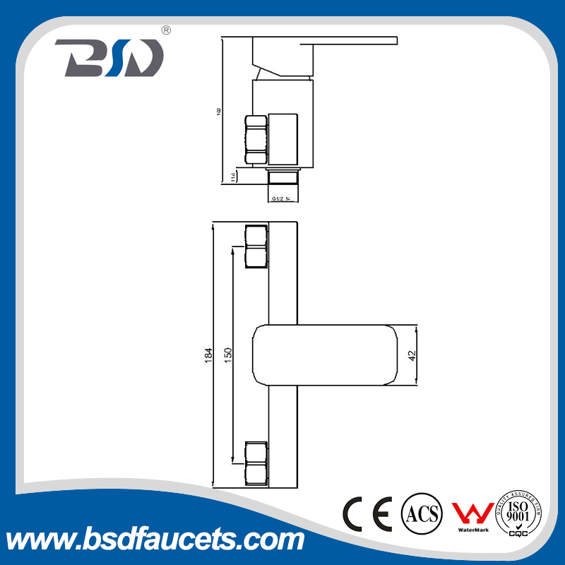 Chinese Manufacturer Brass Single Handle Shower Faucet