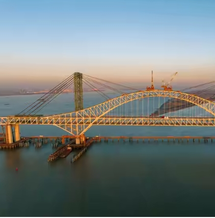 Modern Design Prefab Steel Bridge Structure Welded H Beam for Construction