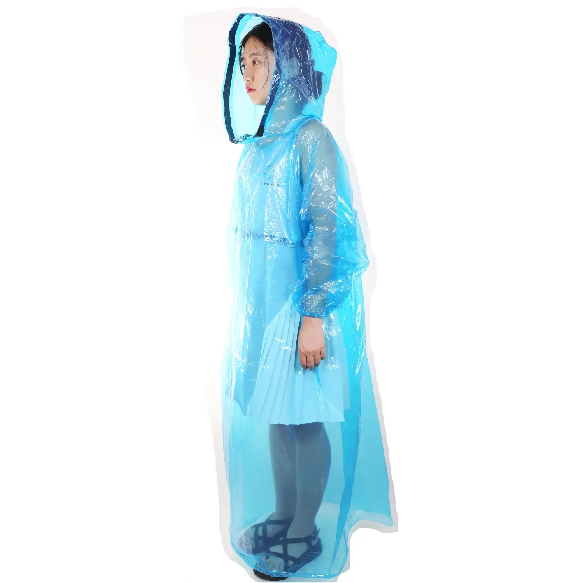 Portable Disposable Poncho Raincoats for Men Women Rain Poncho Emergency Waterproof Rain Coat for Adults