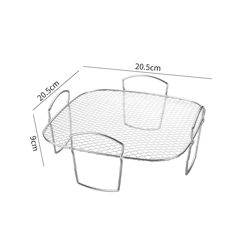 Wholesale Stainlesssteel Air Fryer Mesh Basket and Tray
