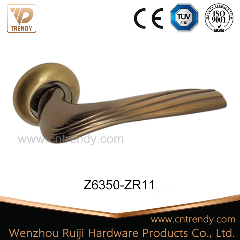High Quality Furniture Handle Hardware Zinc Alloy Interior Door Latch Handle (Z6350-ZR11)