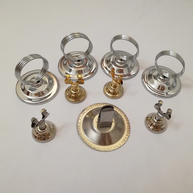 Hot Selling High Quality Factory Stainless Steel Straight Clip Menu Holder