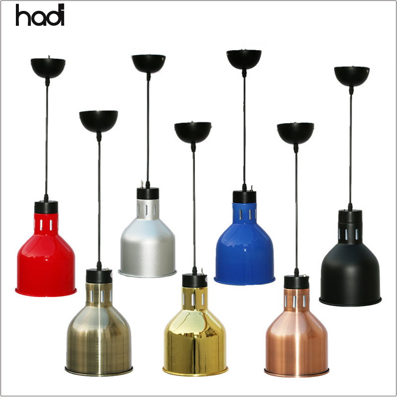 Hotel Kitchen Equipment Tableware Telescopic Flexible Food Warmer Light Kitchen Heat Lamps Electric Colorful Hanging Buffet Food Heater Lamp